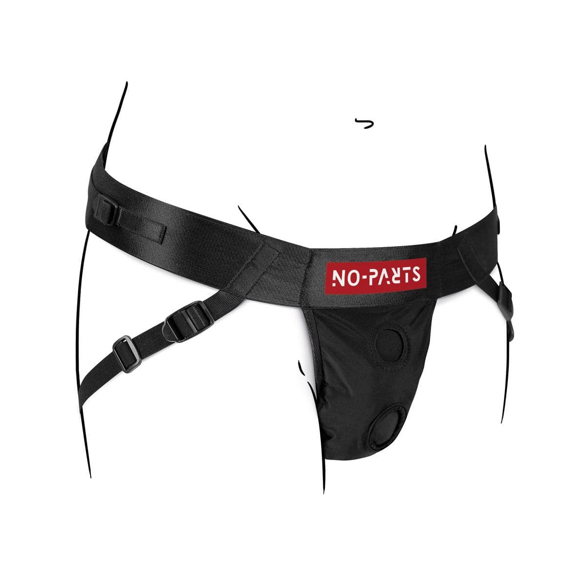 TAYLOR DOBBELT DILDO HARNESS - Image 2